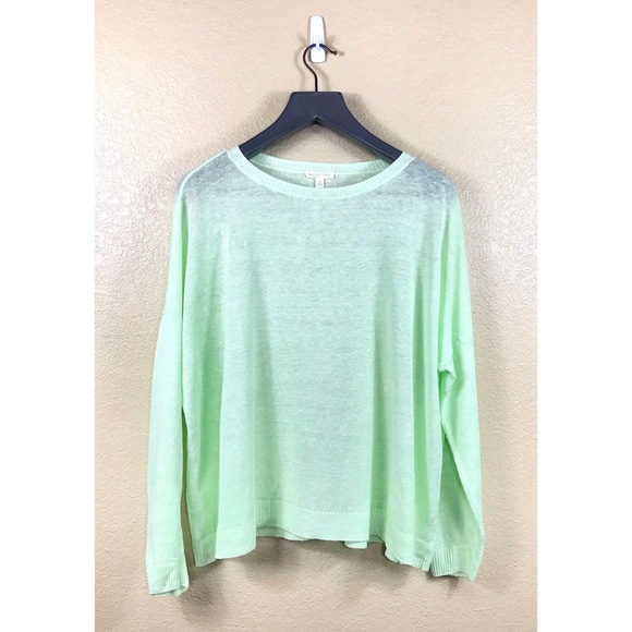 Eileen Fisher Tops - Eileen Fisher Organic Linen Knit Box Top